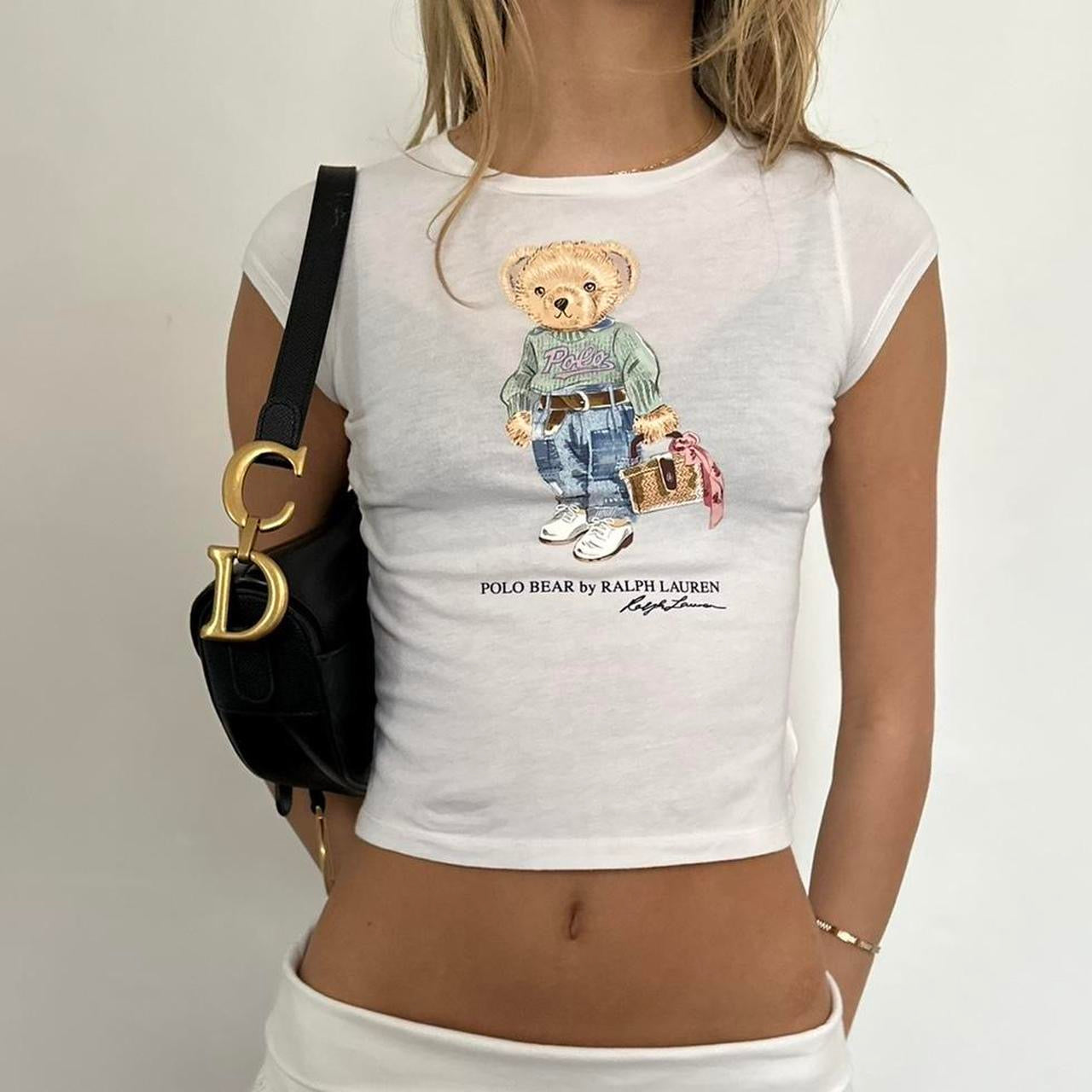 Vintage 90’s Polo Ralph Lauren bear baby tee