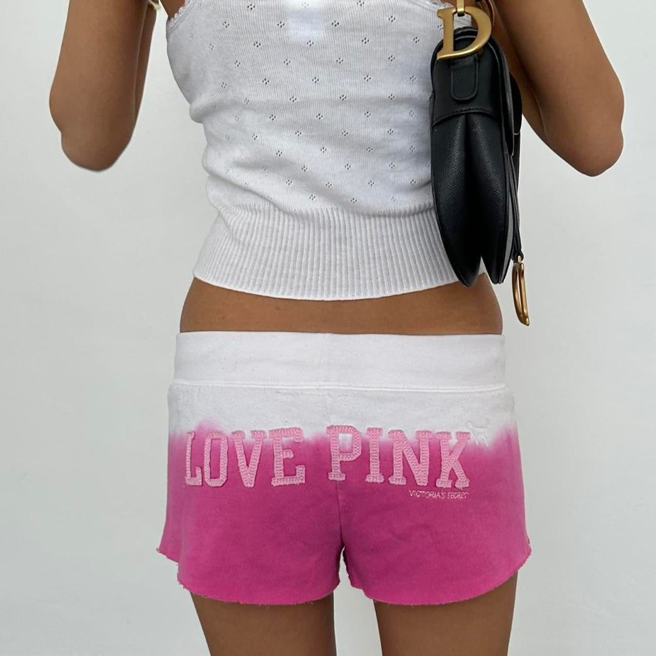 Vintage 2000s Victoria’s Secret pink ombré shorts
