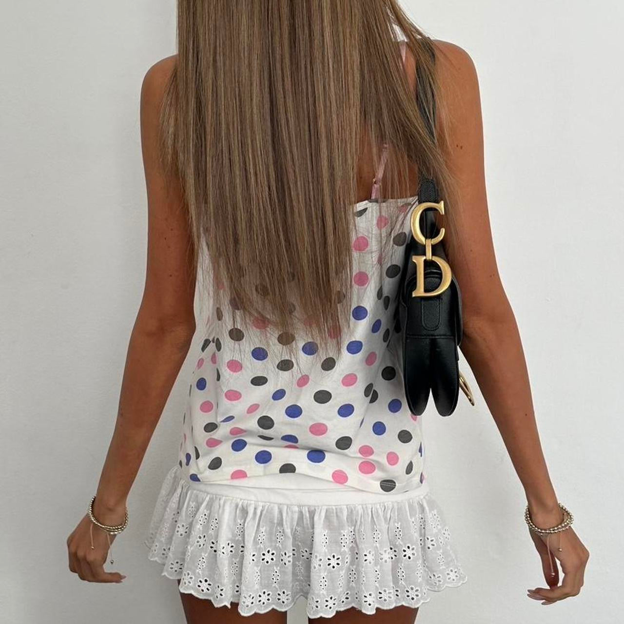 Vintage 2000’s polka dot cami top