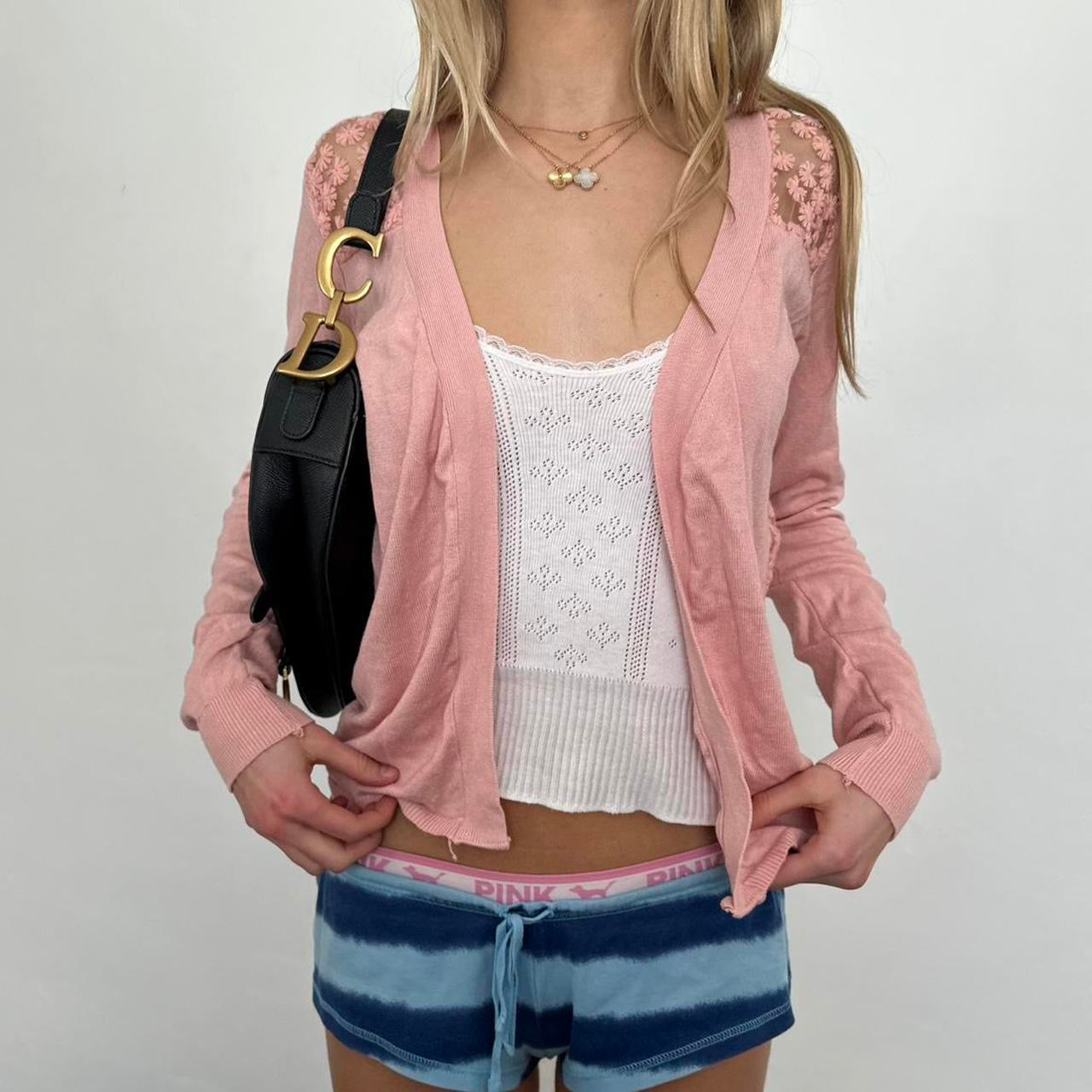 Vintage 90’s flower lace cardigan
