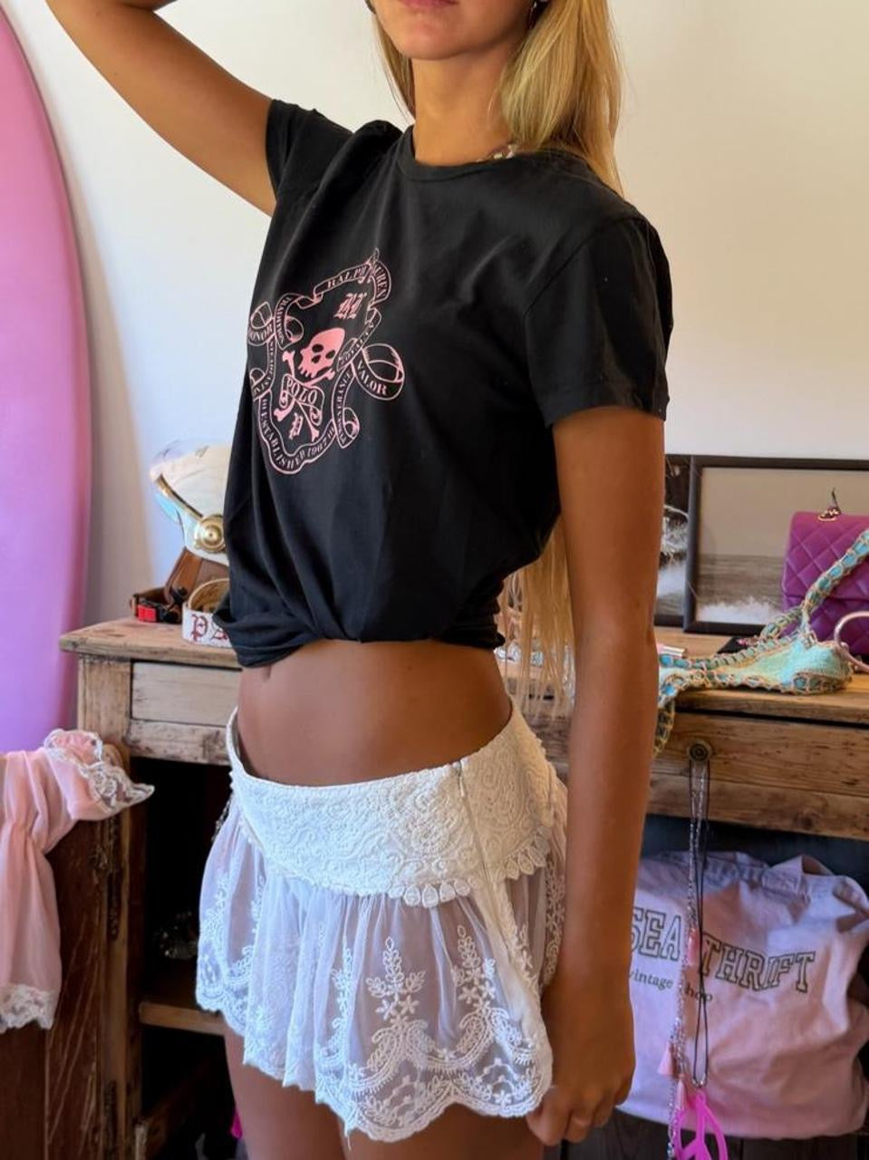 Vintage 2000’s Ralph Lauren skull and crossbones top