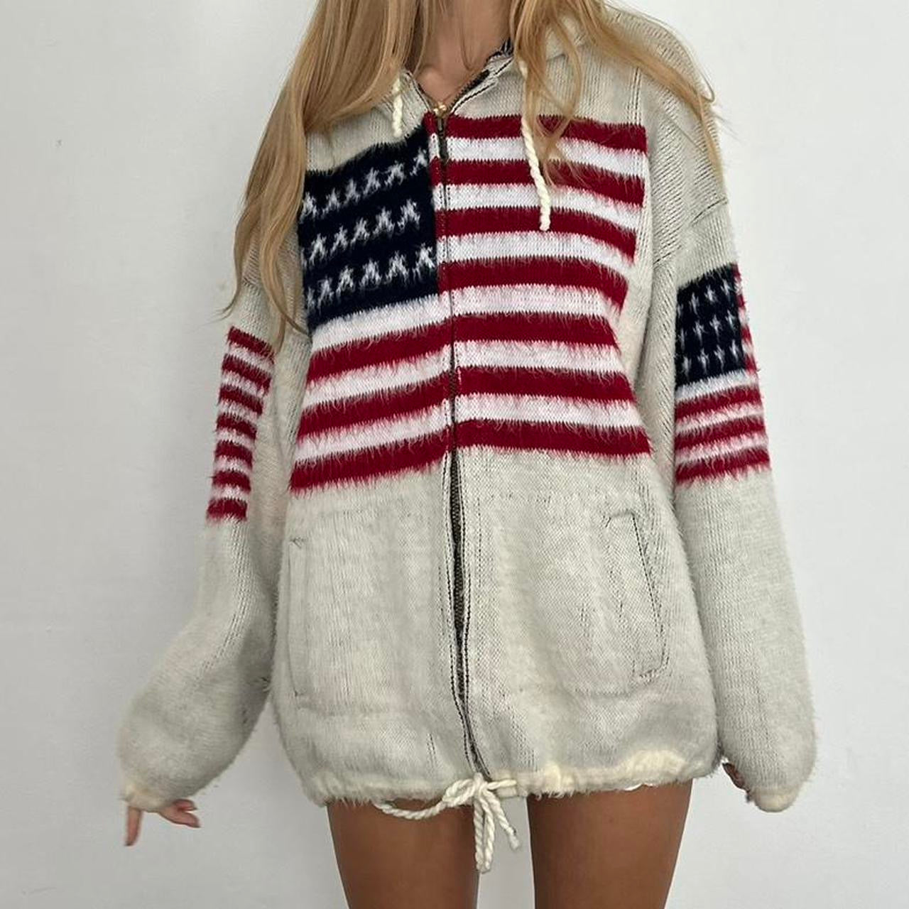 Vintage 90’s soft USA knit bomber jacket