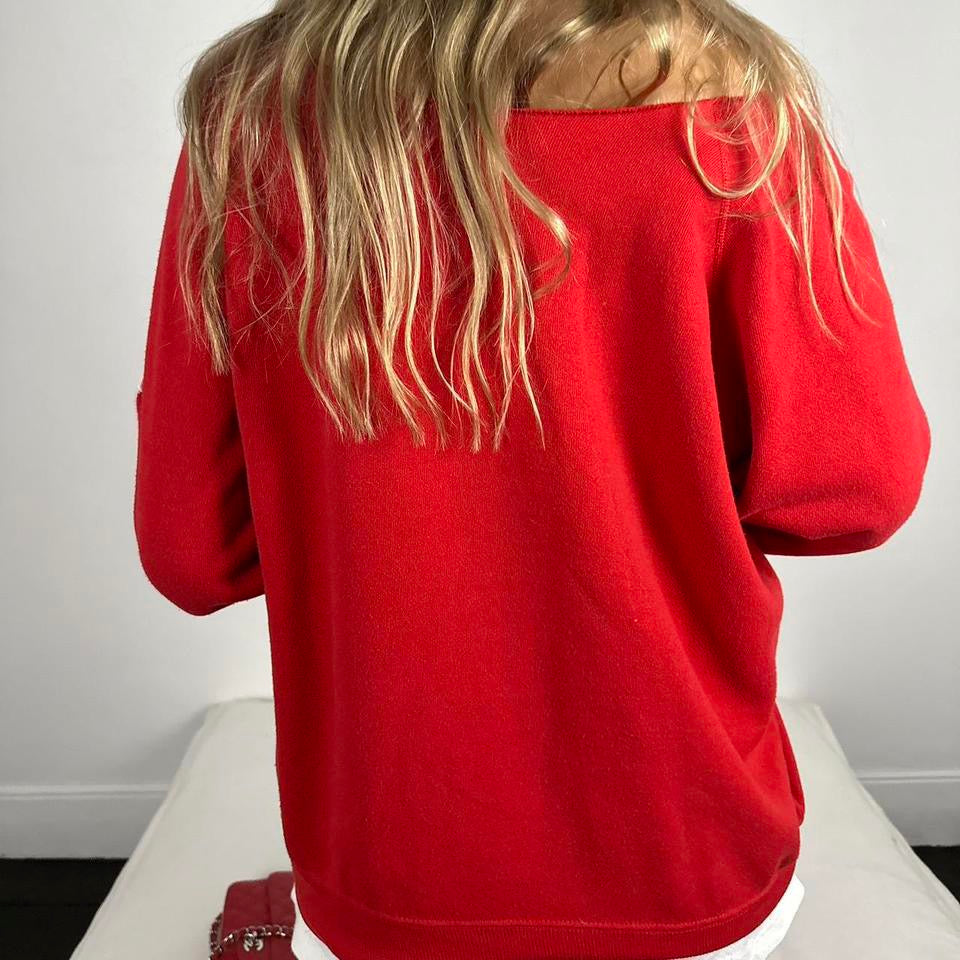 Vintage 90βs Porsche red sweatshirt