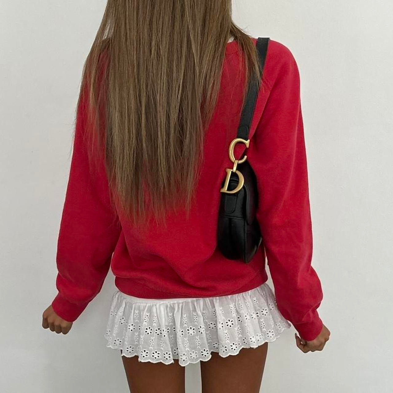 Vintage red Ralph Lauren ski bear sweatshirt