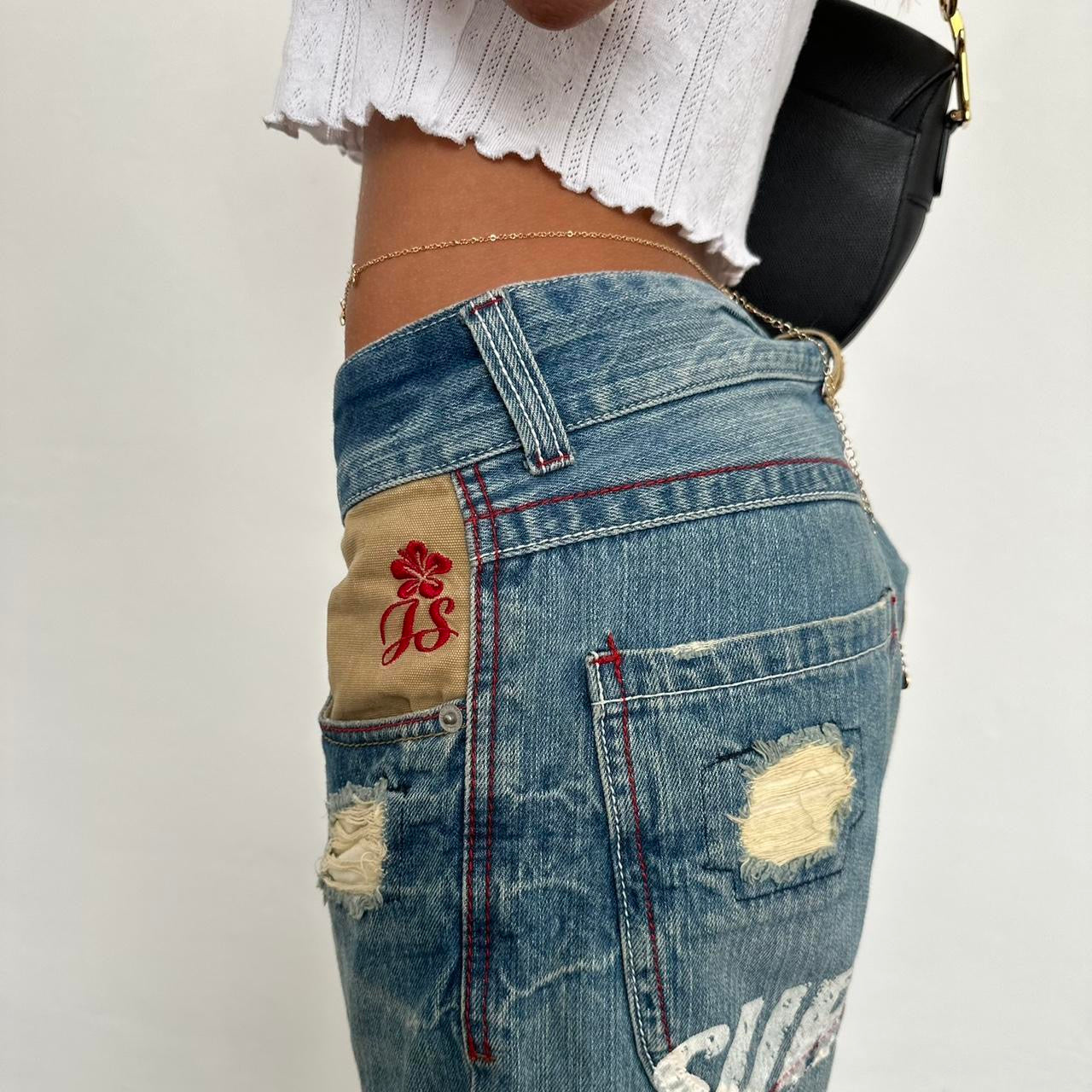 Vintage 90s blue wash rare surf jeans š©µš¬šš¼āāļø