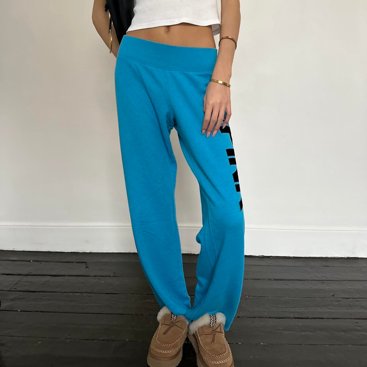 Vintage 2000’s Victorias Secret pink blue sweatpants