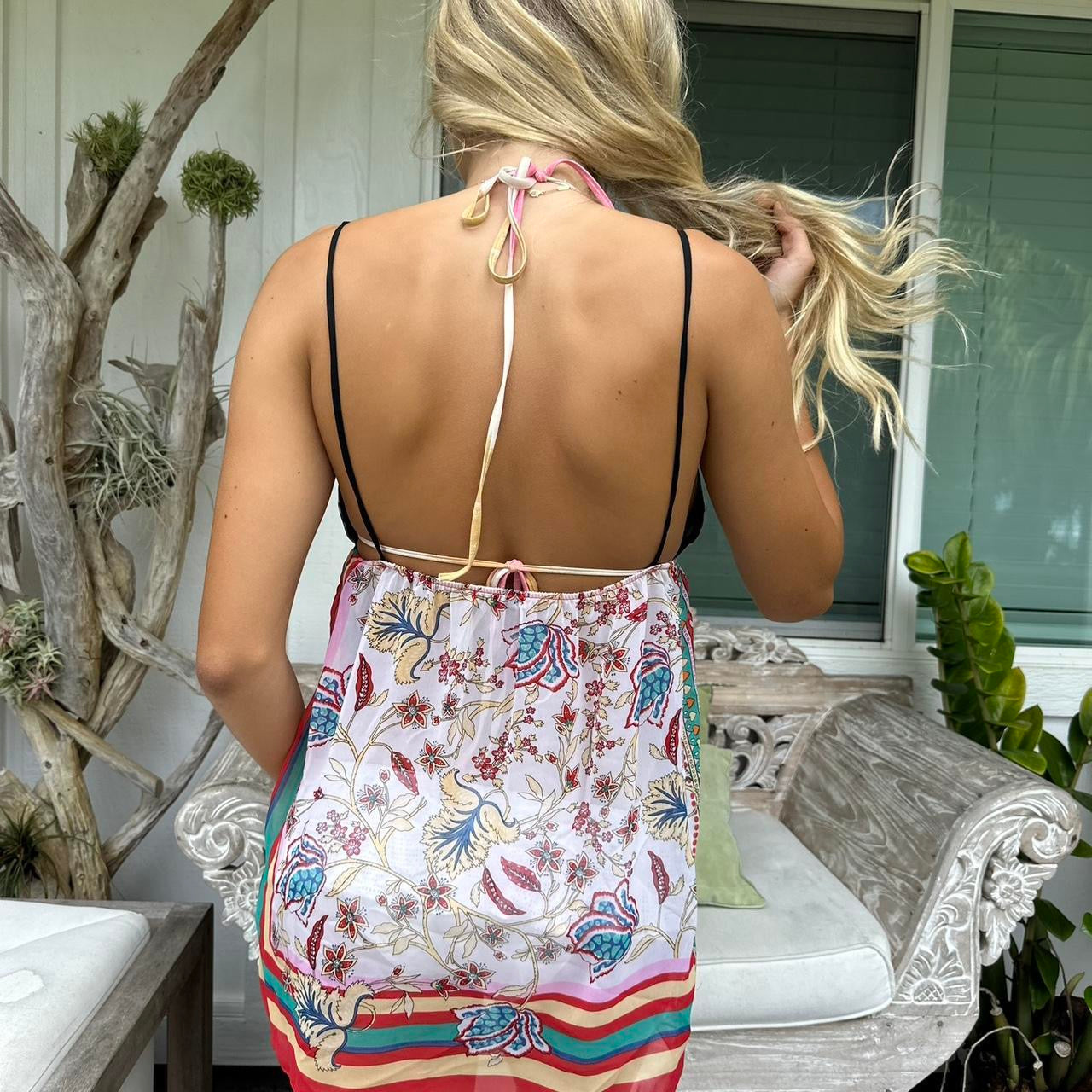 Vintage 2000’s floral boho cami top