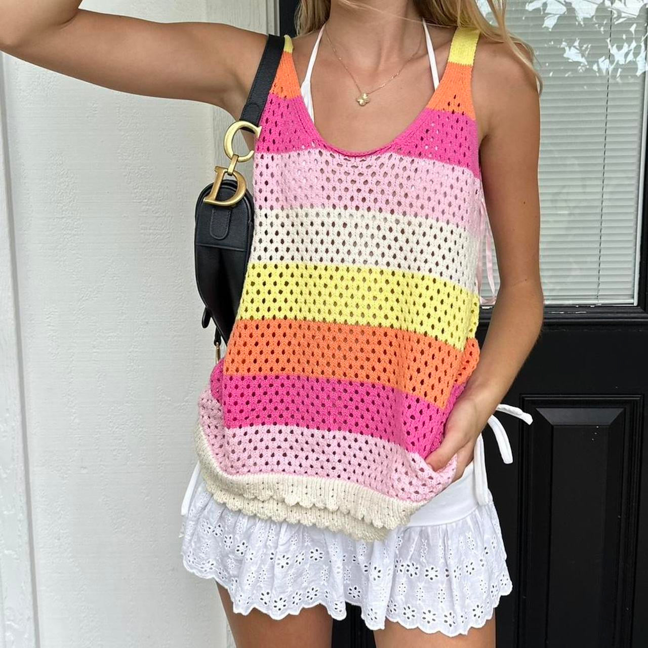 Vintage crochet summer top