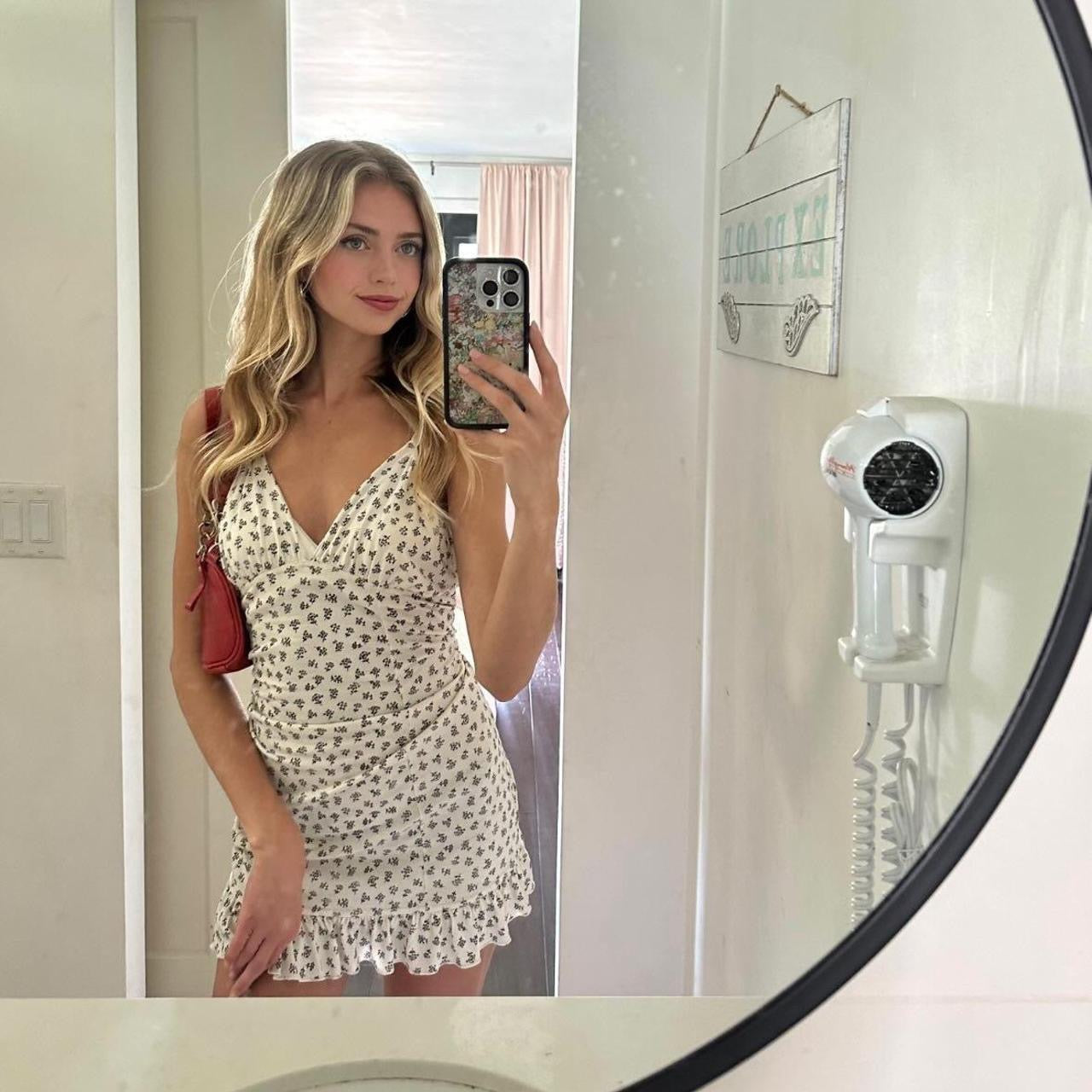 Vintage 90s Victorias Secret floral dress