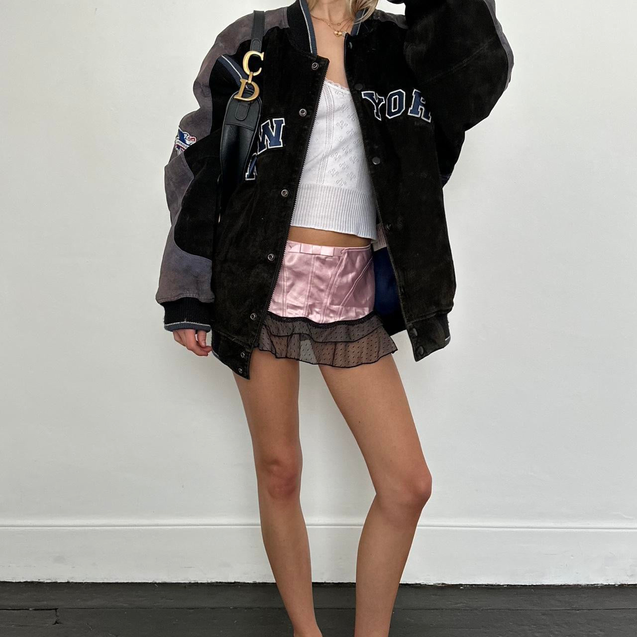 Vintage 90’s New York leather jacket