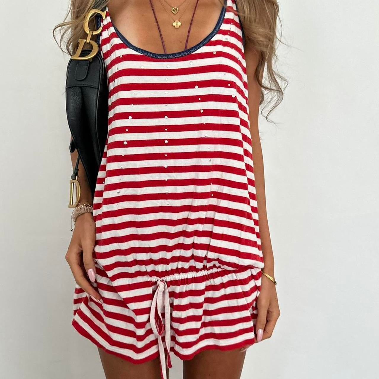 Vintage Miss Sixty striped mini dress