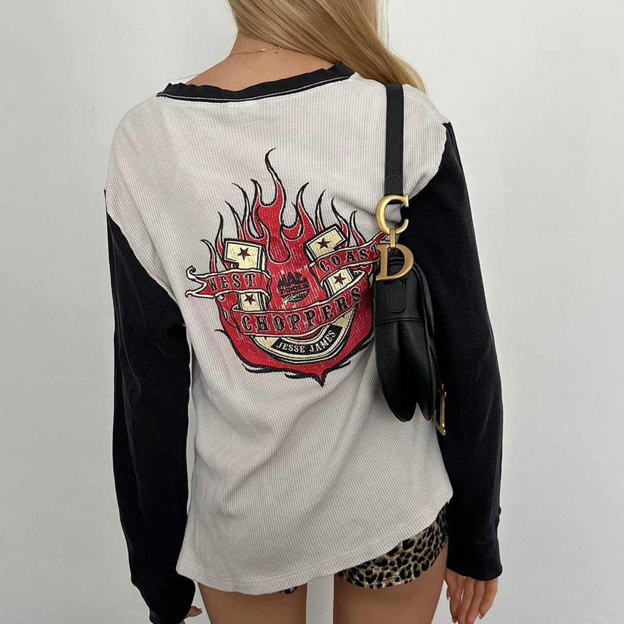 Vintage West Coast Choppers long sleeve oversized top