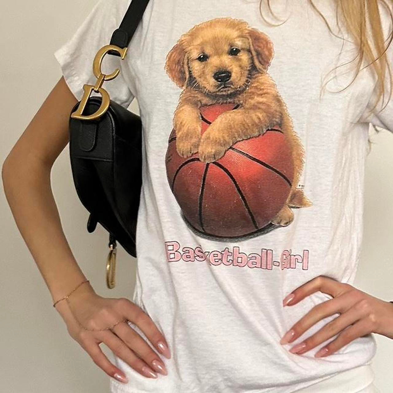 Vintage 90’s Basketball Labrador girl T-shirt