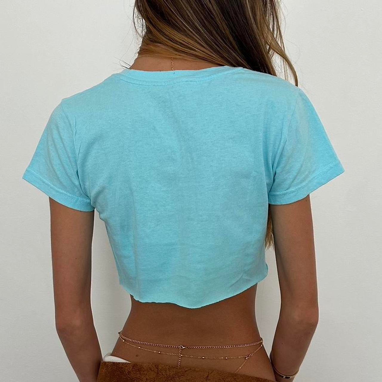 Vintage Abercrombie and Fitch baby tee 🩵