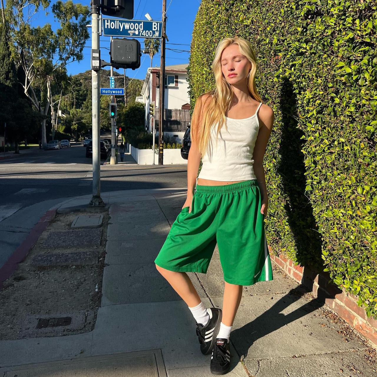 Vintage Nike green jorts