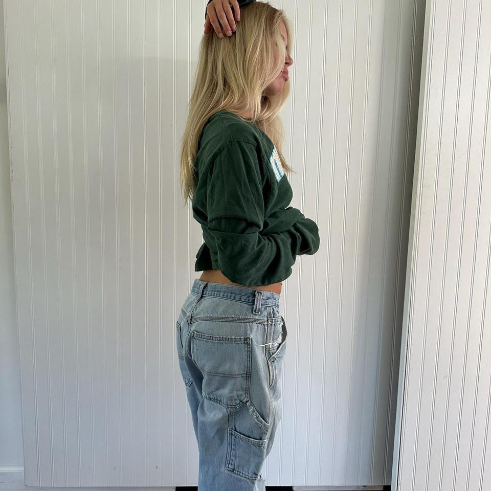 Vintage 90’s rare Malibu long sleeves thick top