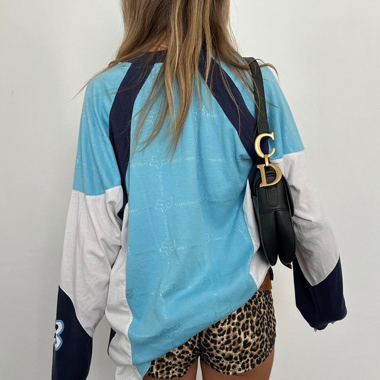 Vintage 90’s blue jersey long sleeve top