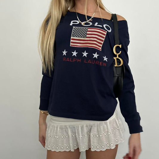 Vintage Polo Ralph Lauren graphic long sleeve top