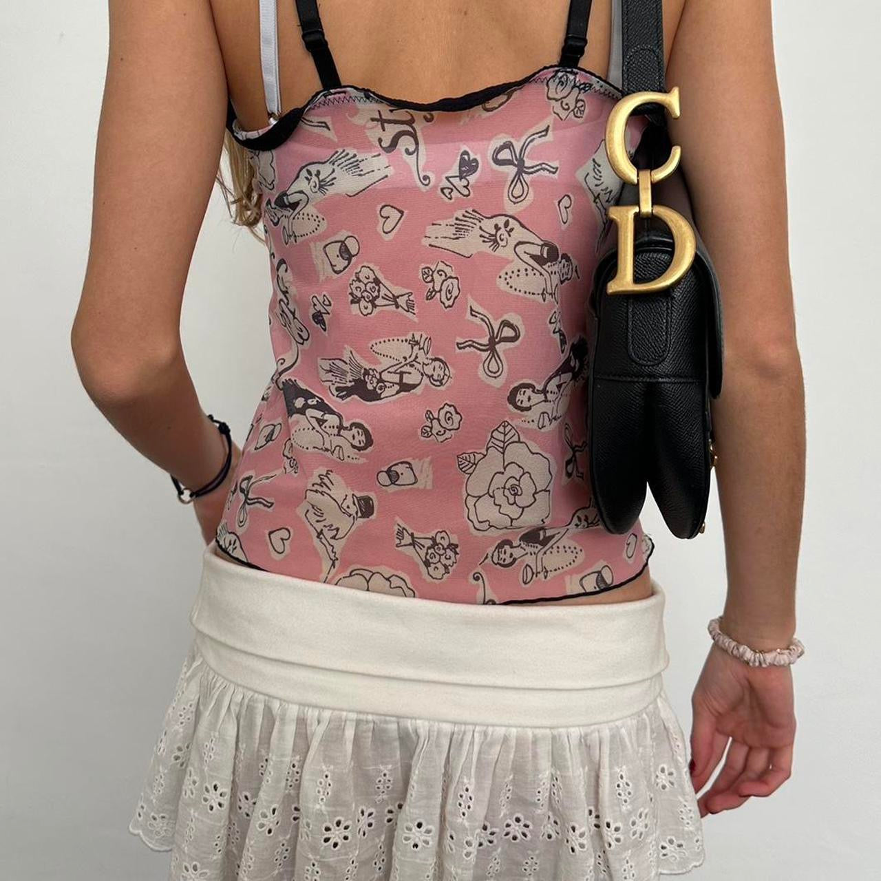 Vintage mesh cami top š