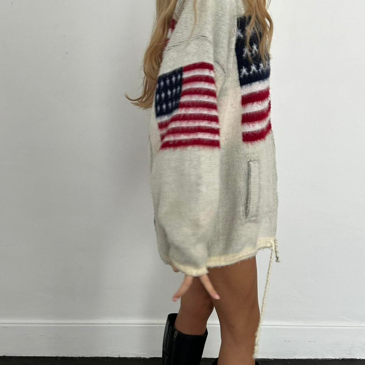 Vintage 90’s soft USA knit bomber jacket