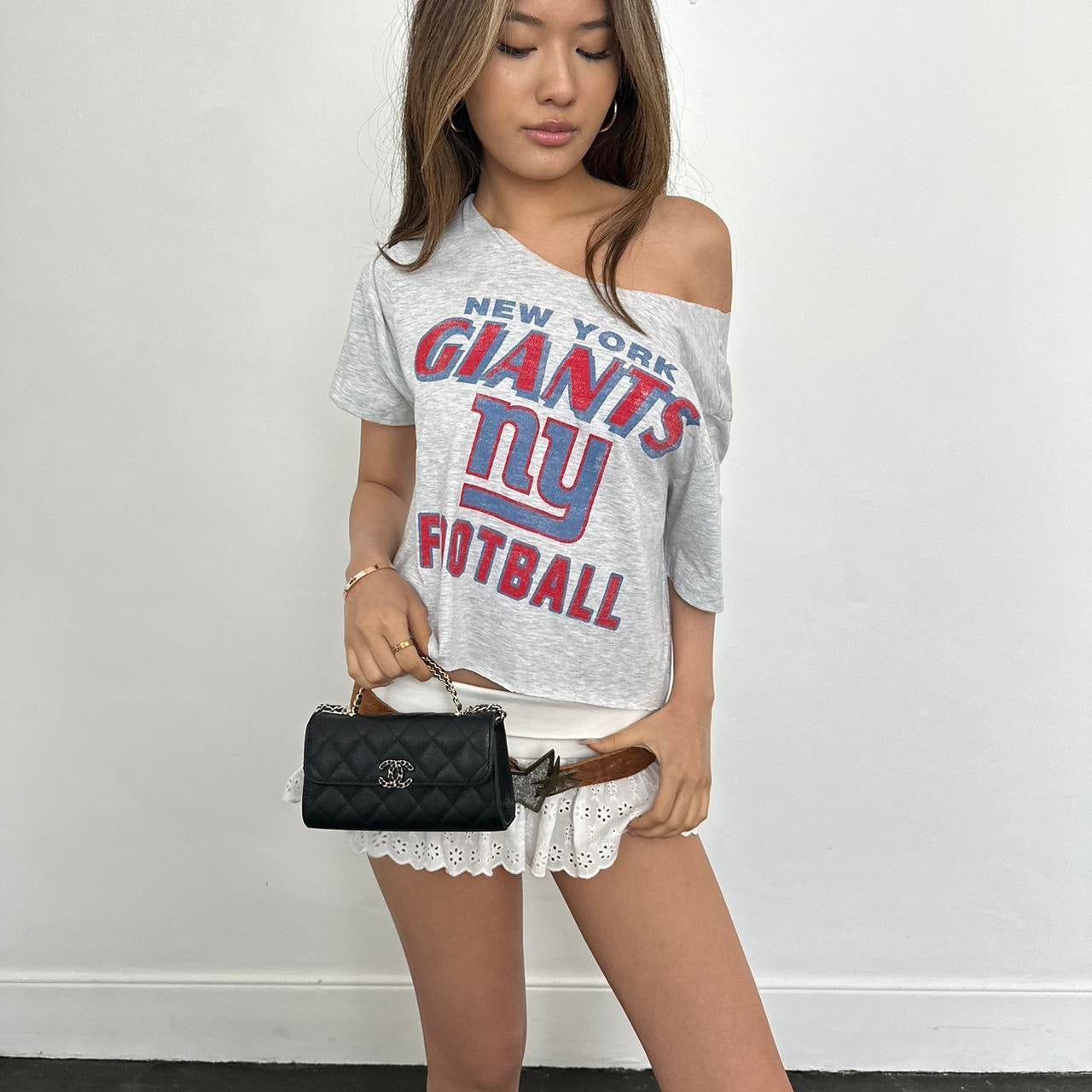Vintage NY Giants football tee š