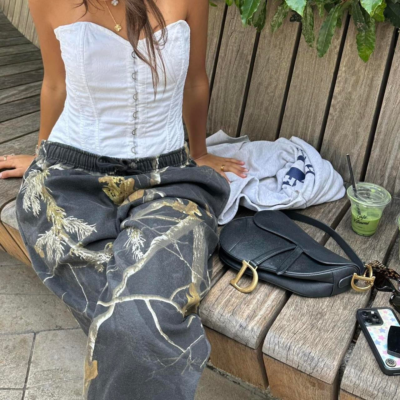 Vintage 90’s camouflage oversized sweatpants