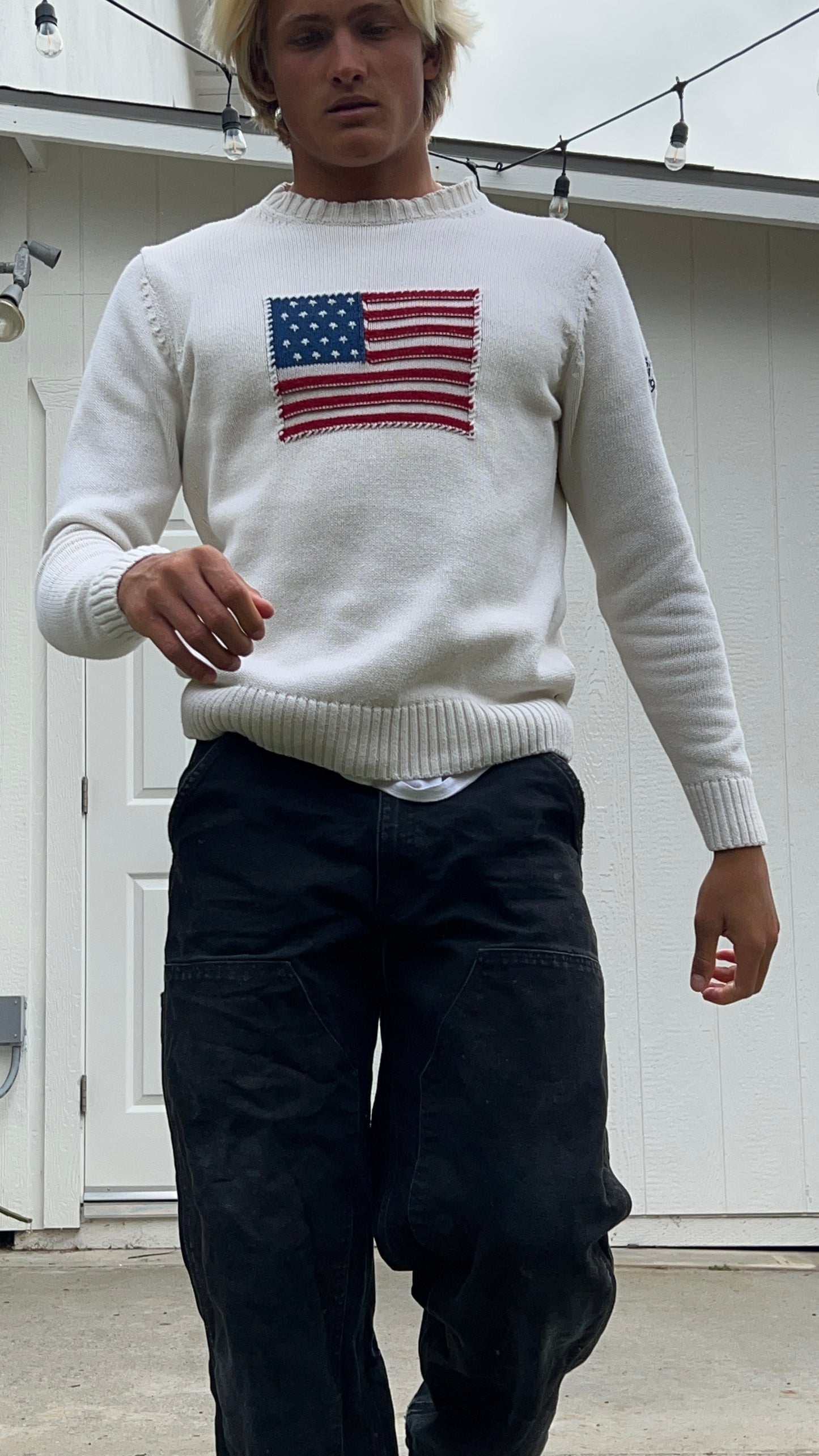 Vintage Gant American Flag sweater