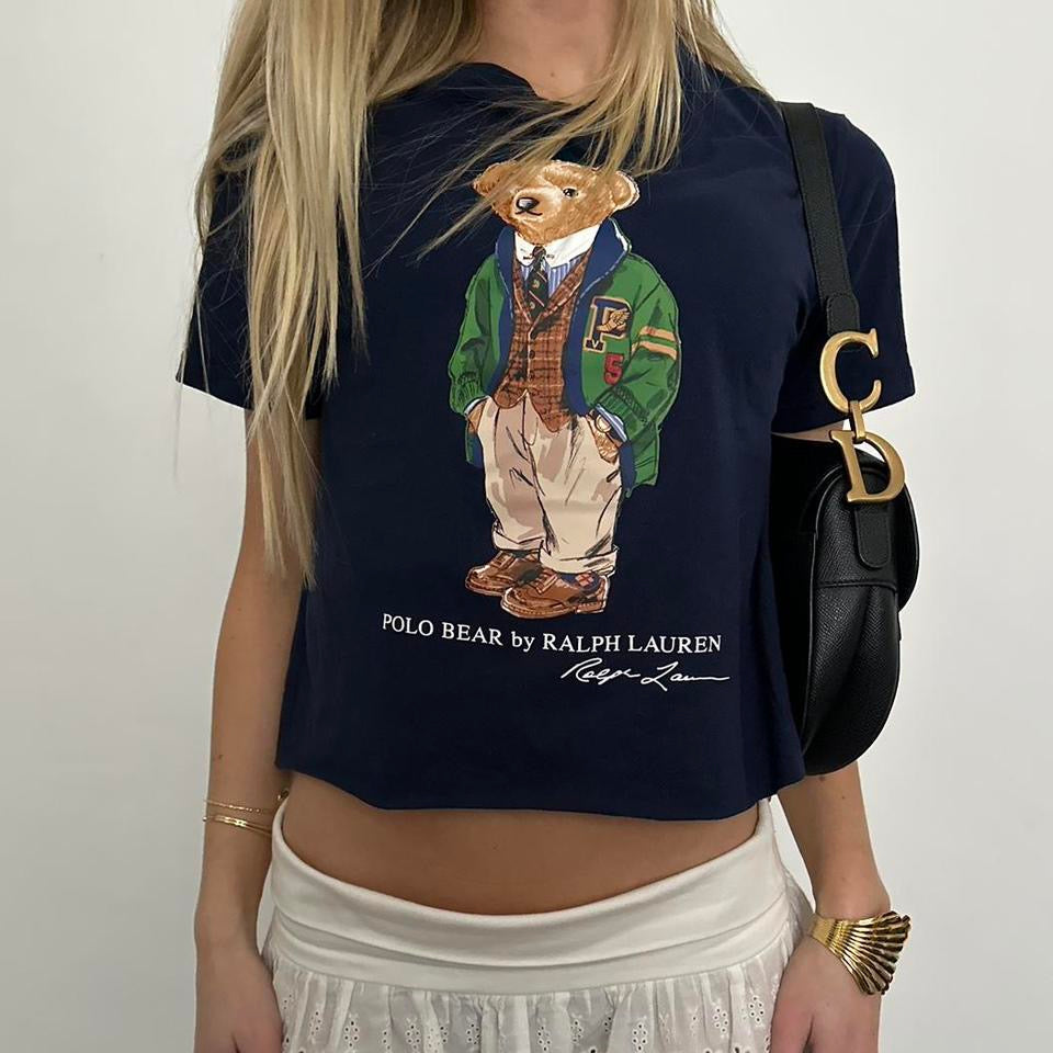 Vintage Ralph Lauren teddy bear baby tee
