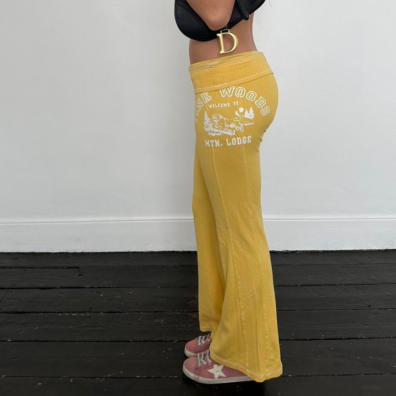 Vintage 2000’s Victorias Secret yellow sweatpants