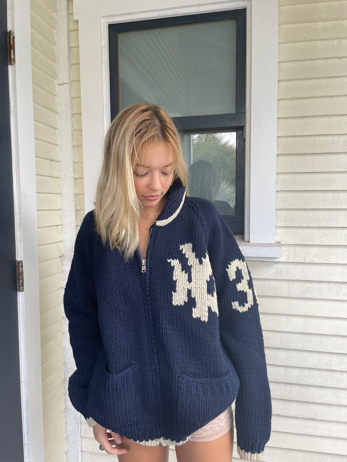 Yankees knitted jacket
