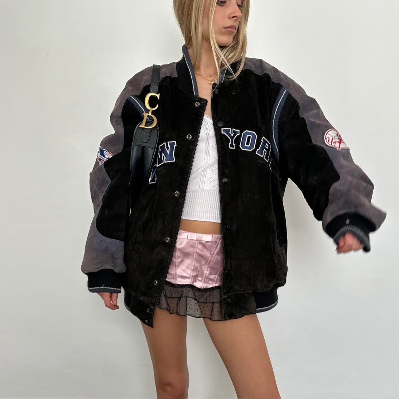 Vintage 90’s New York leather jacket