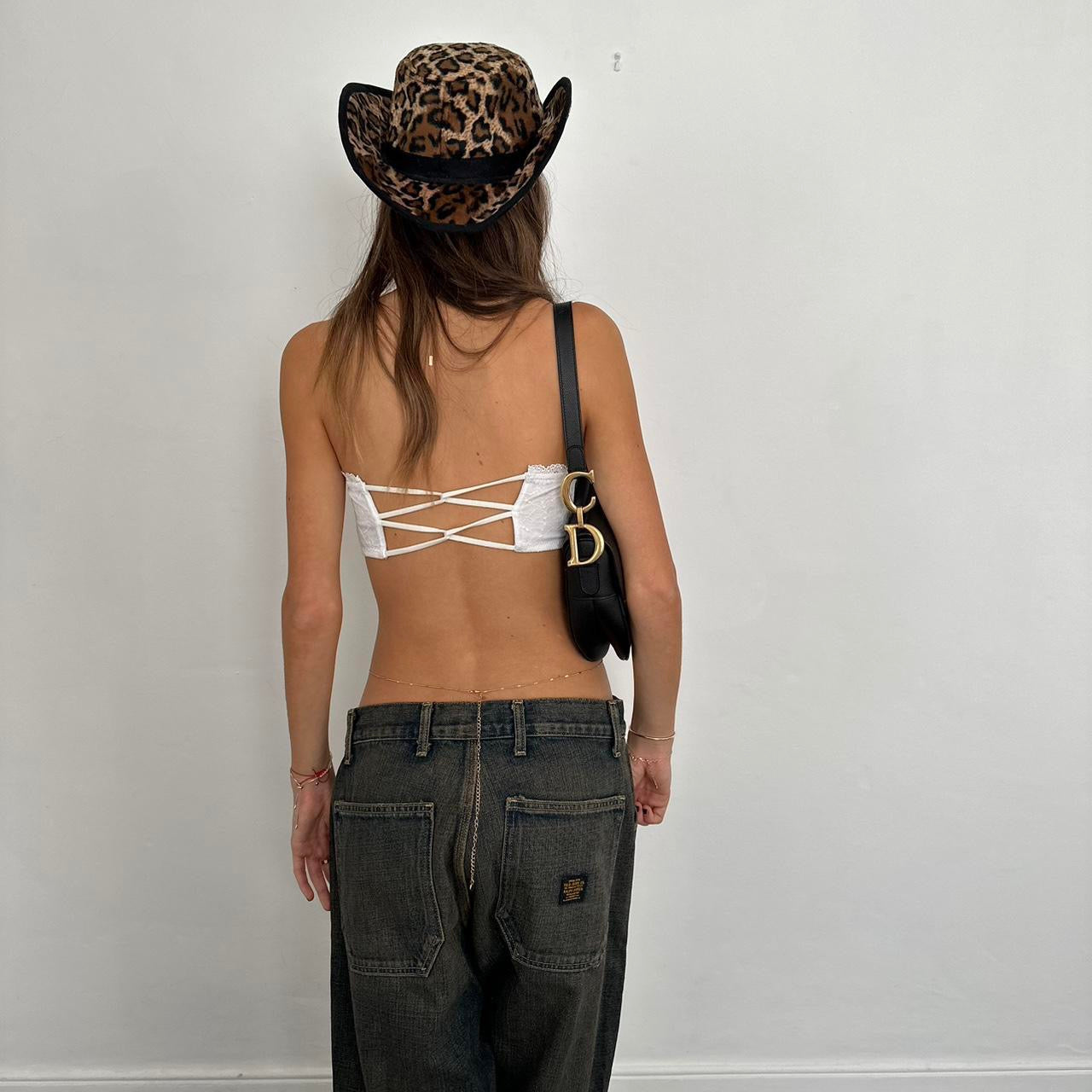 True vintage leopard print cowboy hat π