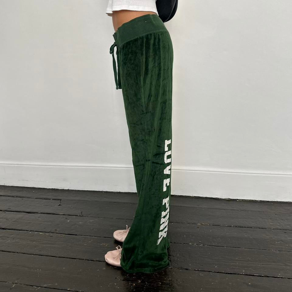 Vintage Victoria’s Secret green velvet pants