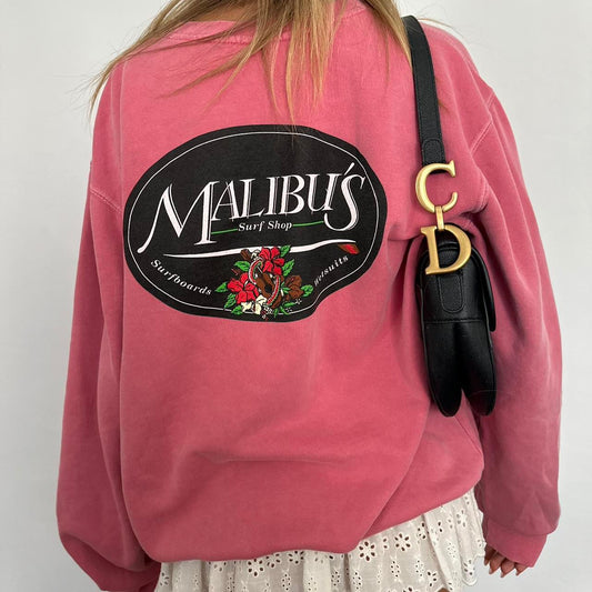 Vintage Malibu surf shop sweatshirt