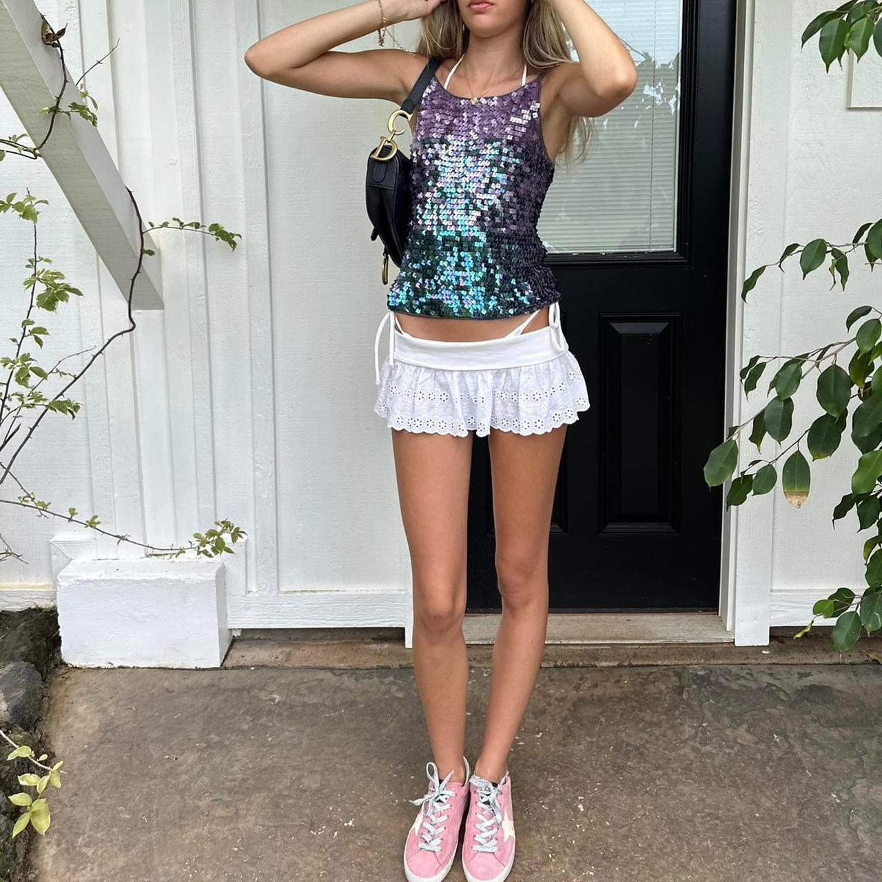 Vintage 2000’s sequin cami top