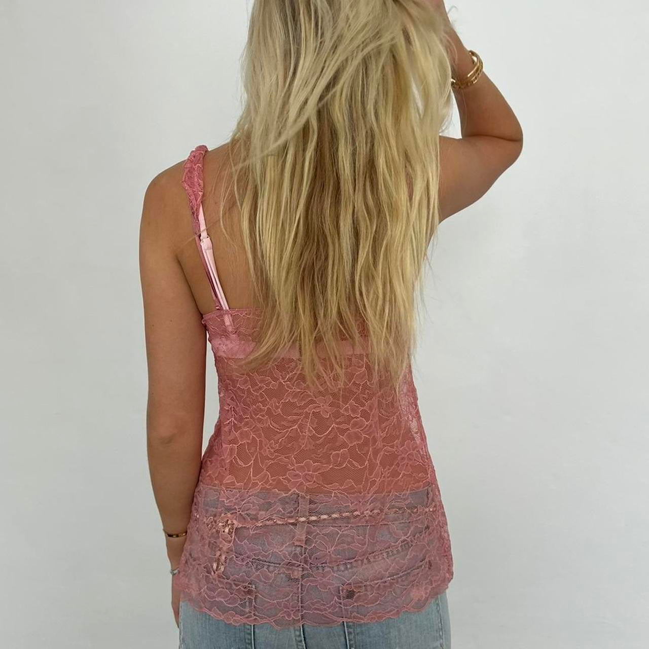 Vintage Victoria’s Secret babydoll camisole open front top