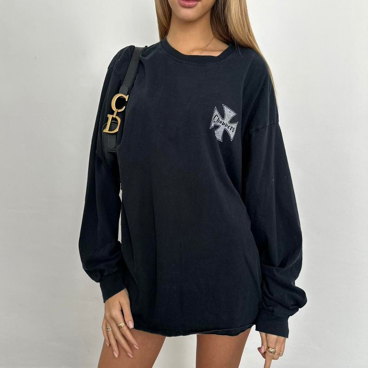 Vintage West Coast Choppers long sleeve oversized top