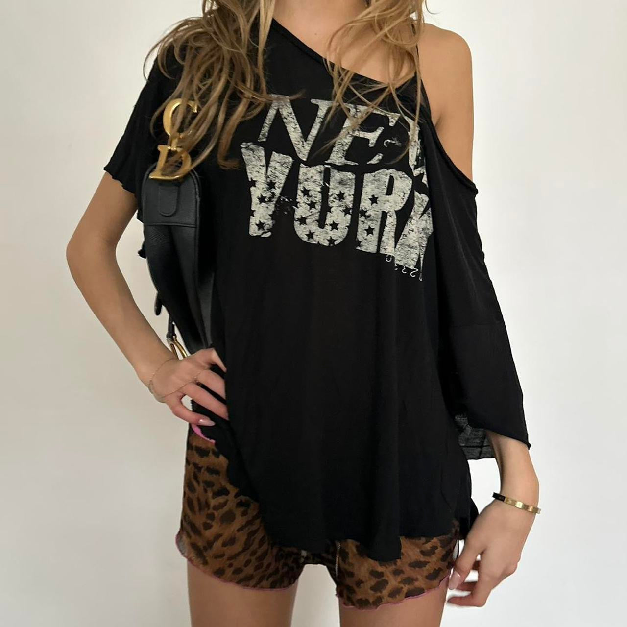 Vintage New York off the shoulder top