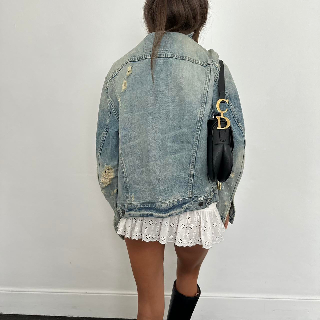 Vintage early 2000’s original Abercrombie denim jacket