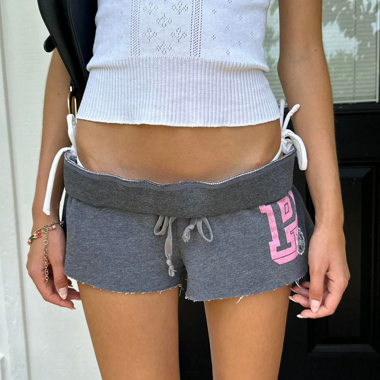 Vintage Victoria’s Secret 2000’s Pink & grey shorts