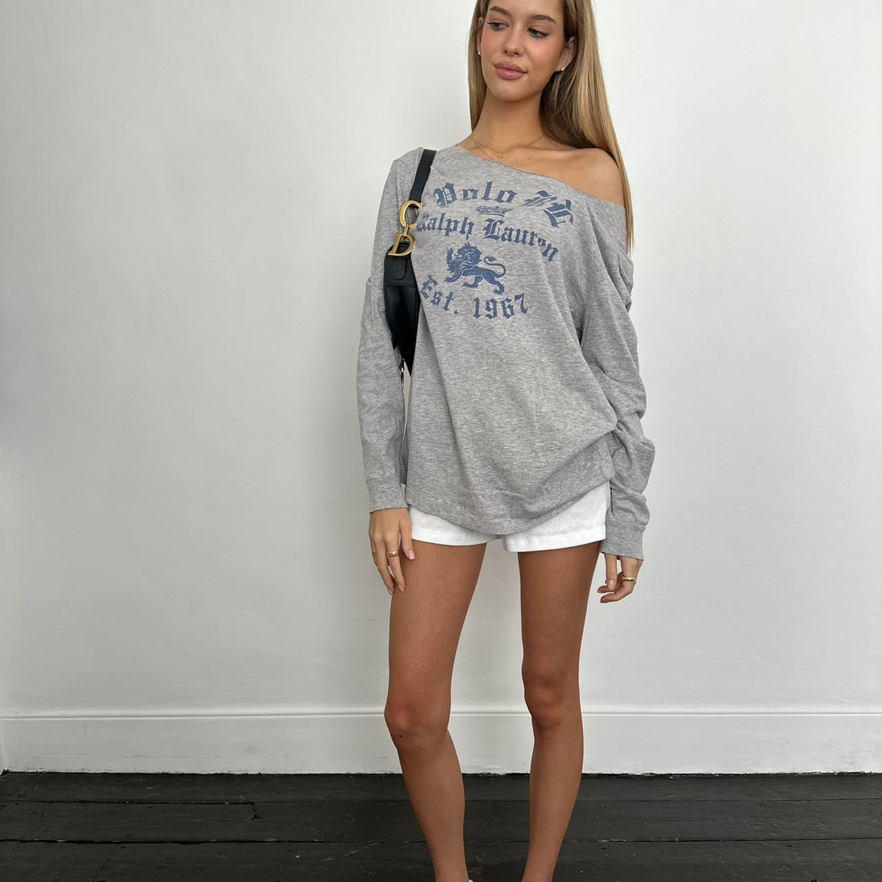 Vintage Ralph Lauren grey long sleeve top