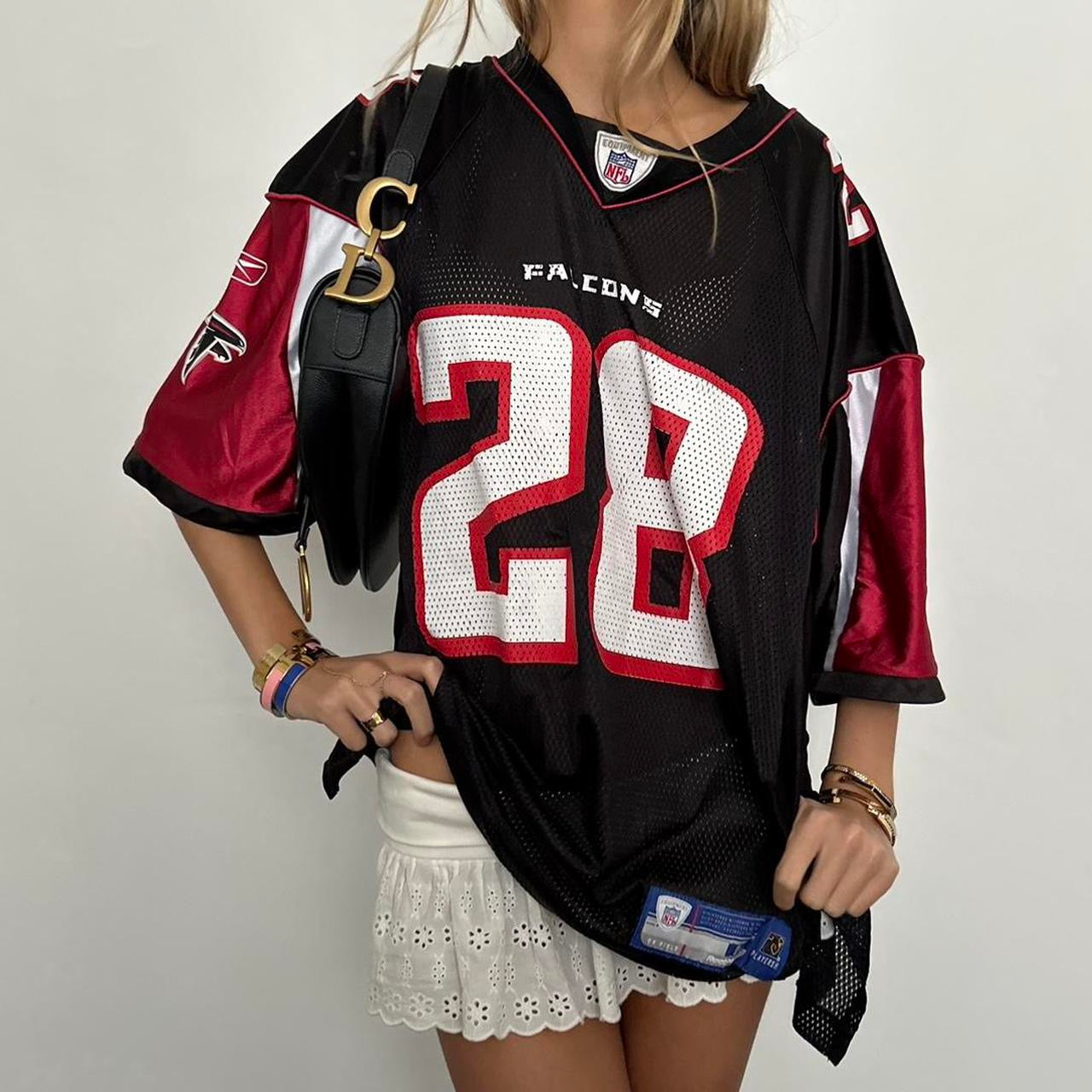 Vintage black and red oversized jersey š¤