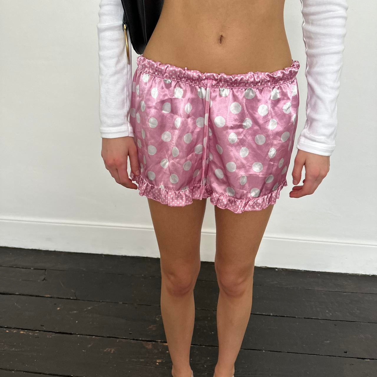 Vintage 90’s pink polka dots shorts