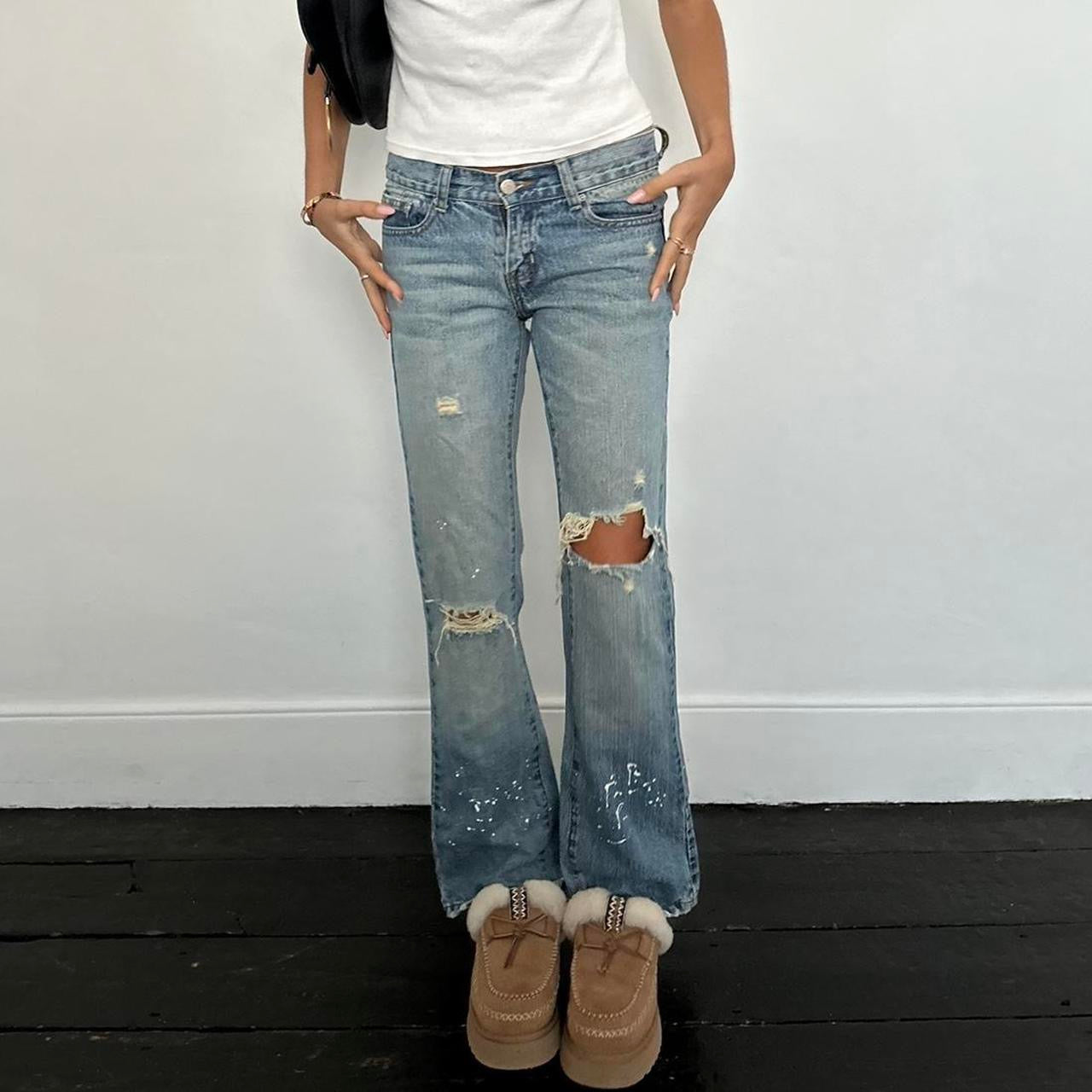 Vintage 2000’s Abercrombie distressed jeans