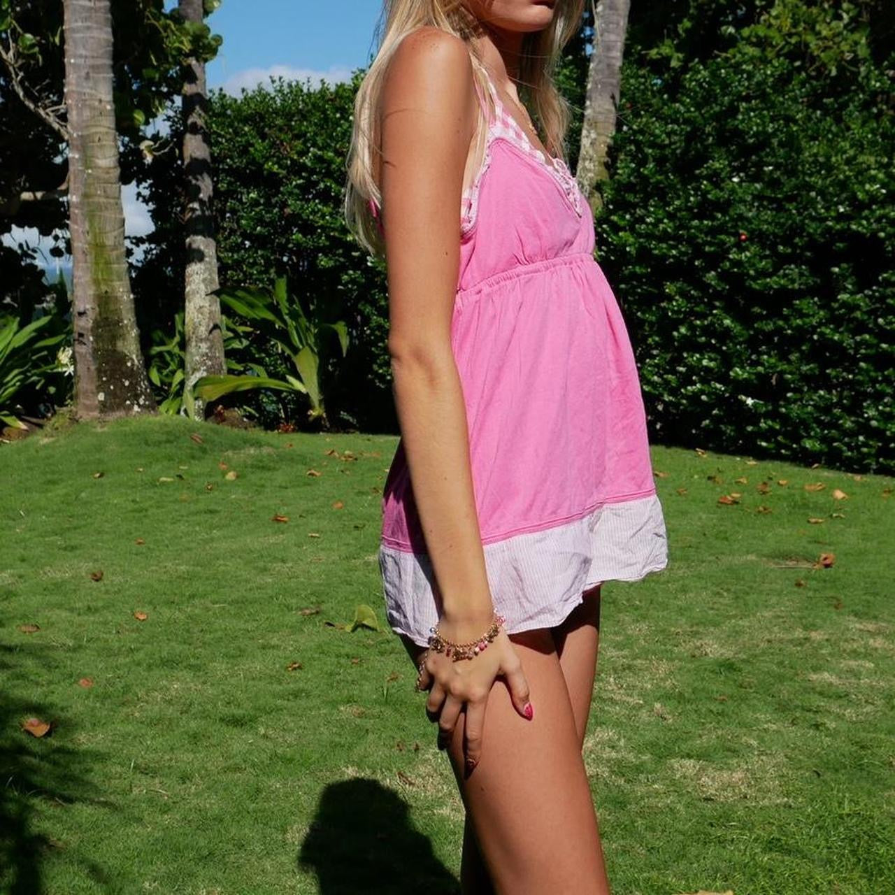 Vintage 2000’s Victoria’s Secret pink babydoll top