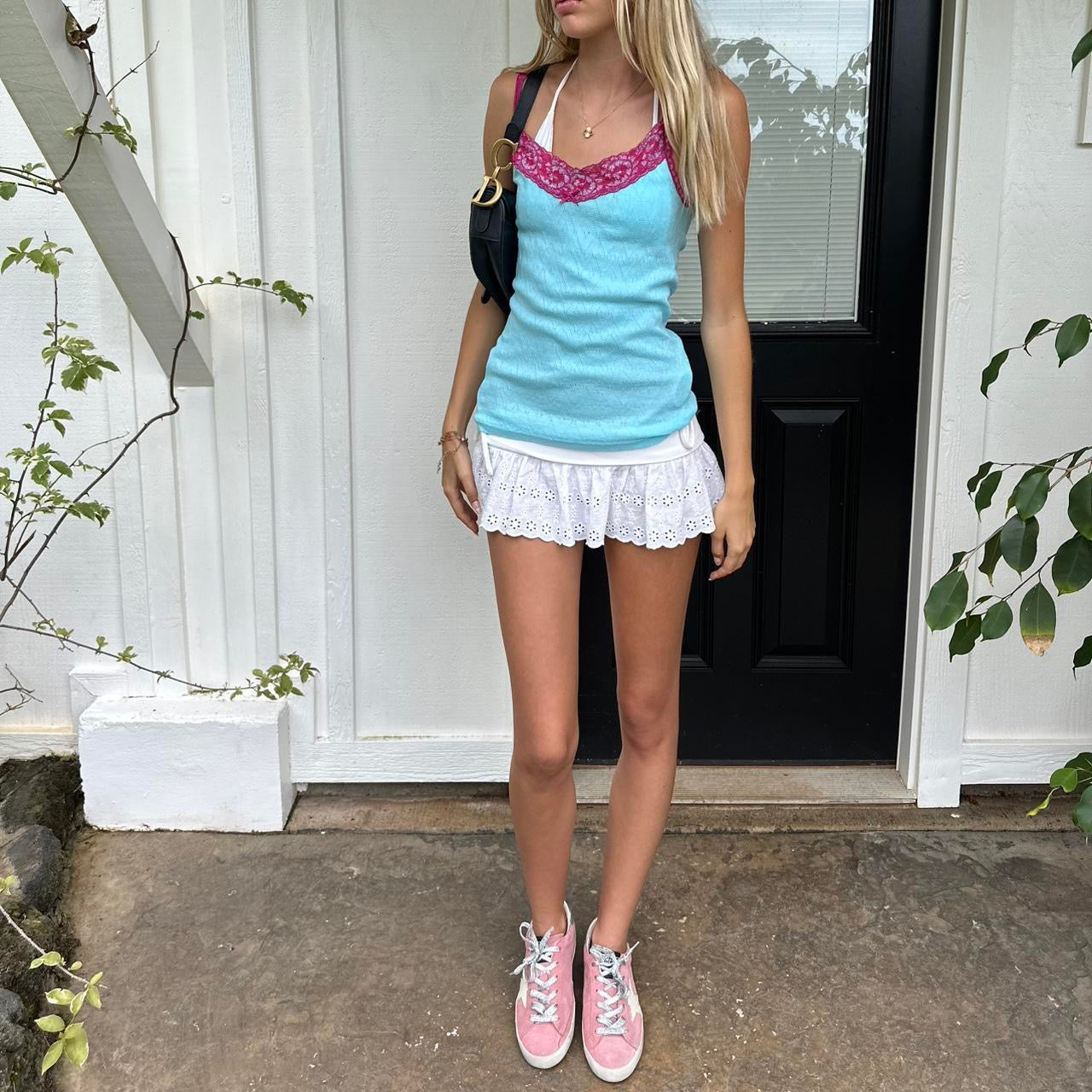 Vintage 90’s blue cami top