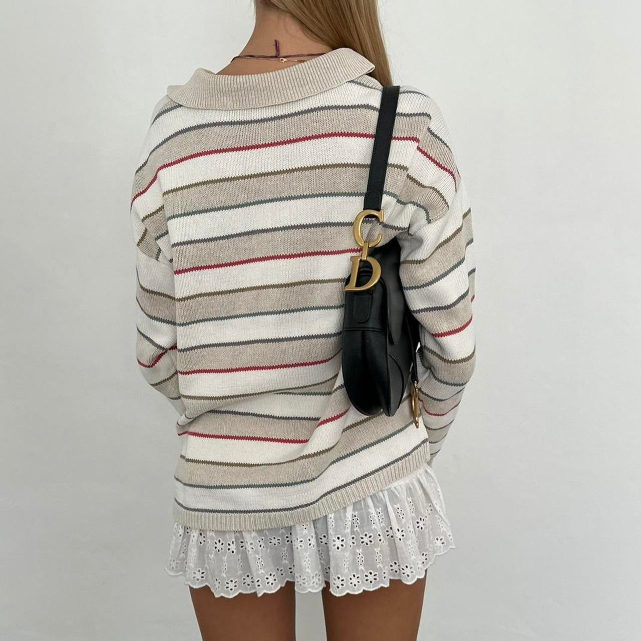 Vintage 2000’s striped knit sweater top