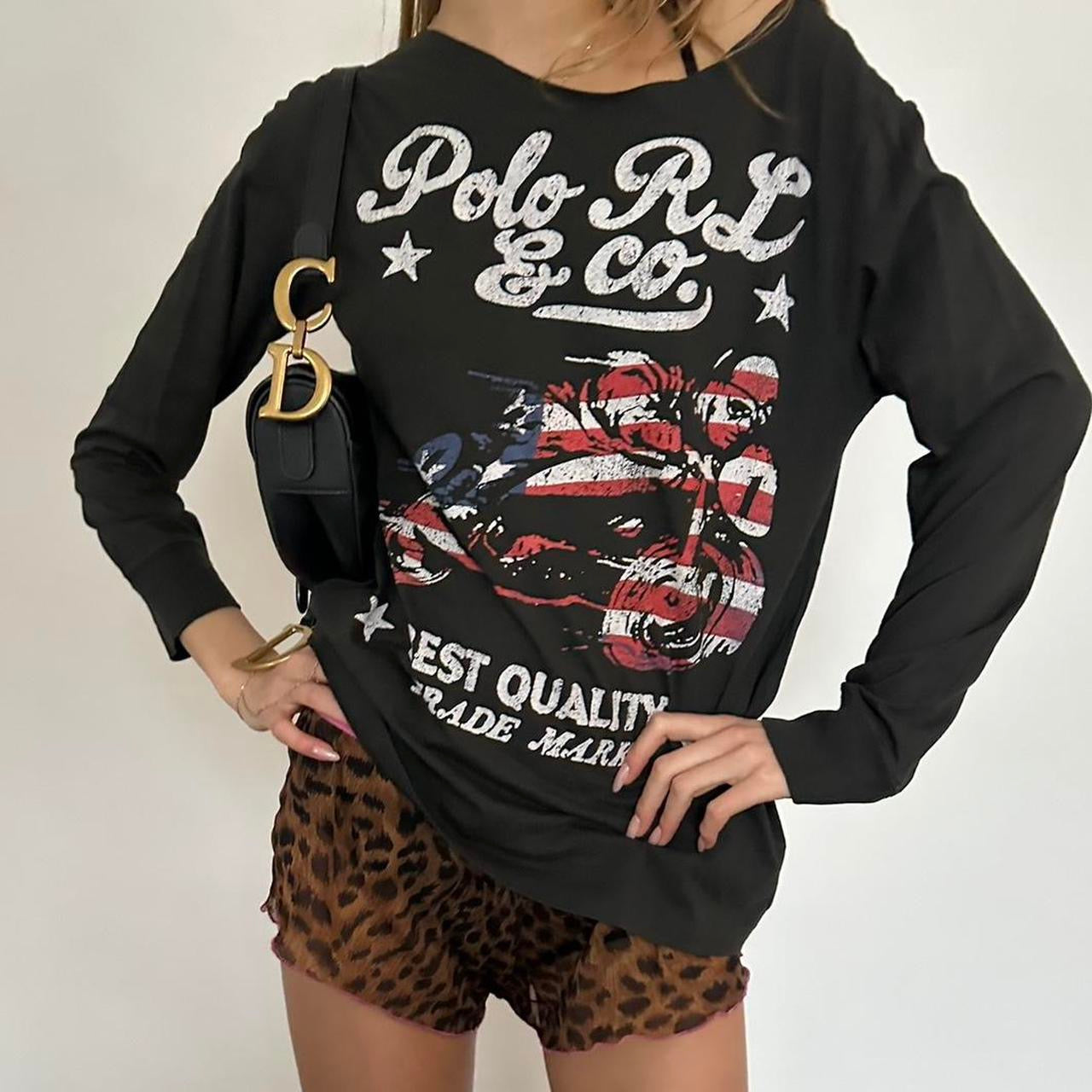 Vintage Polo Ralph Lauren graphic long sleeve top