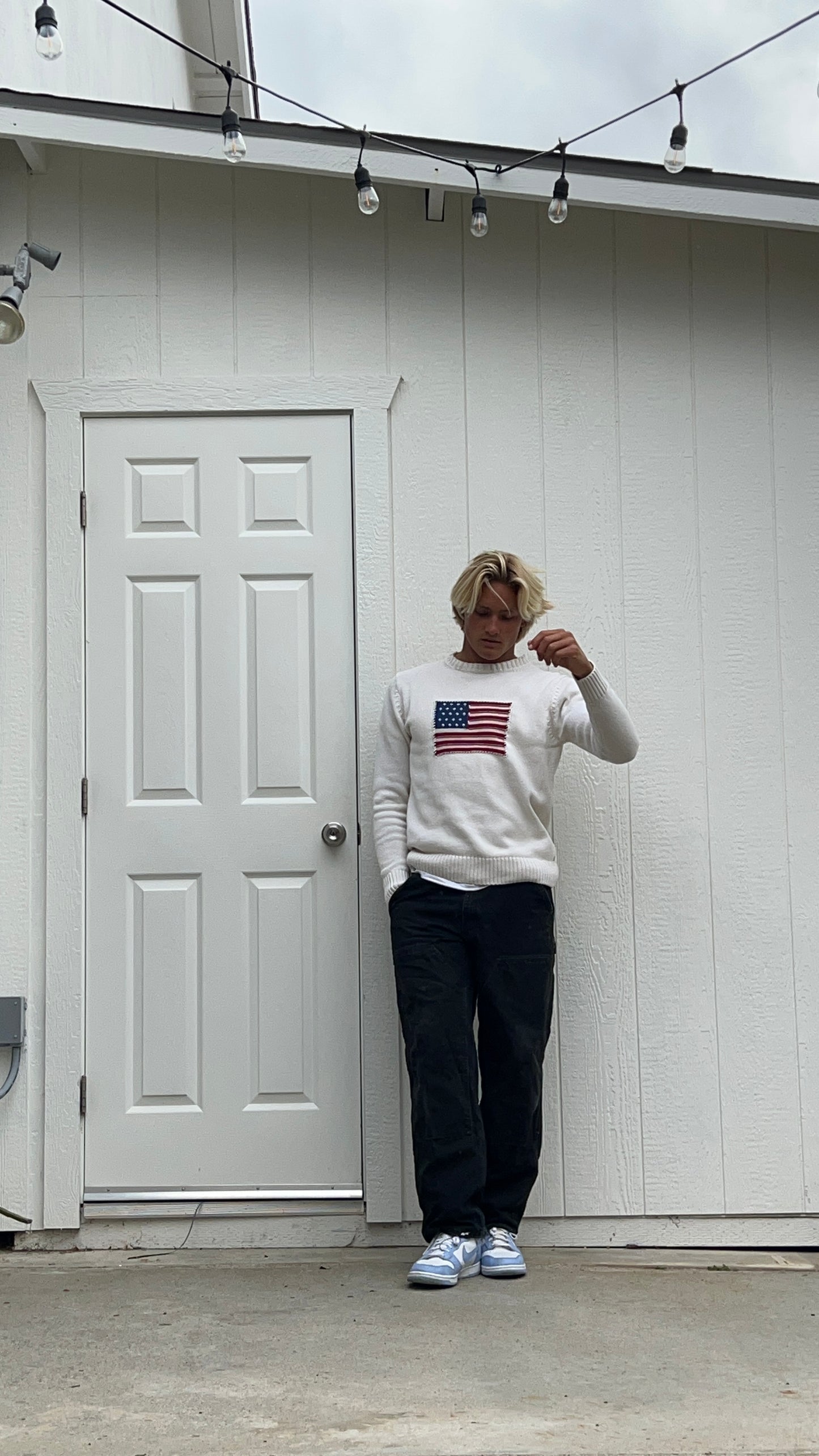 Vintage Gant American Flag sweater