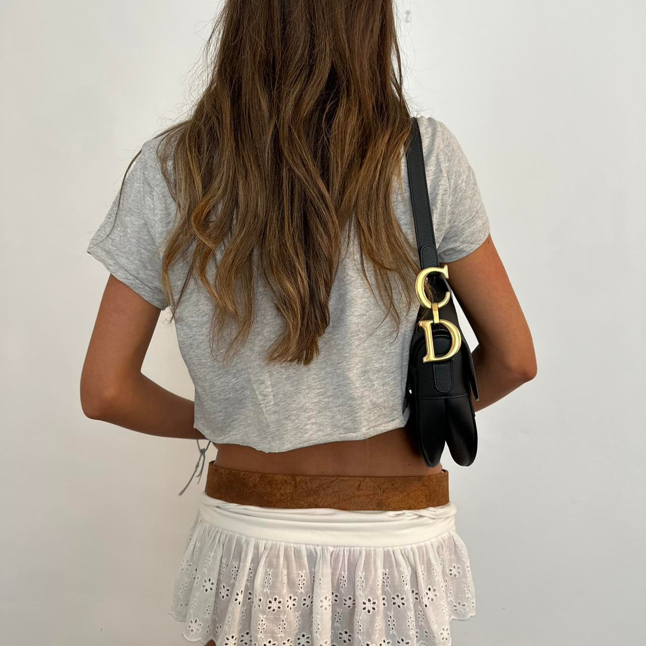 Vintage Ralph Lauren grey baby tee π